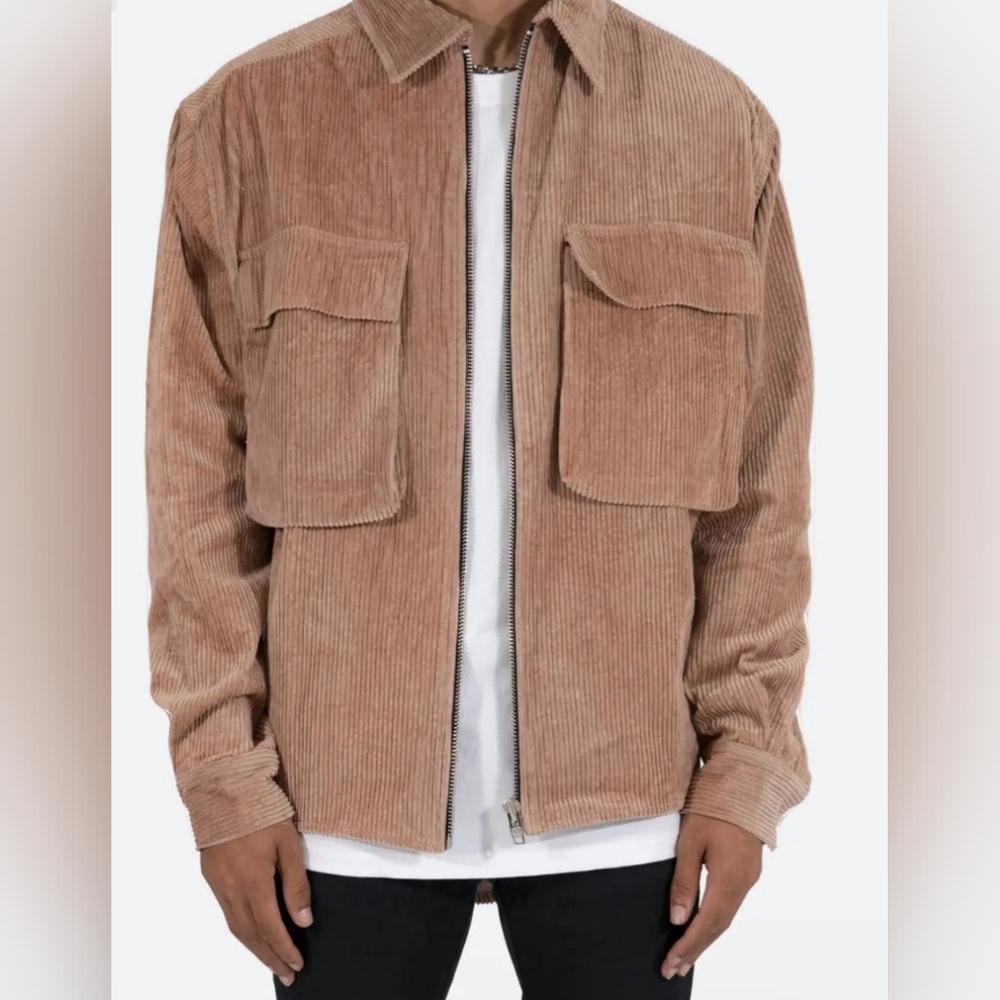 MNML Corduroy Zip Up Jacket *NWT*